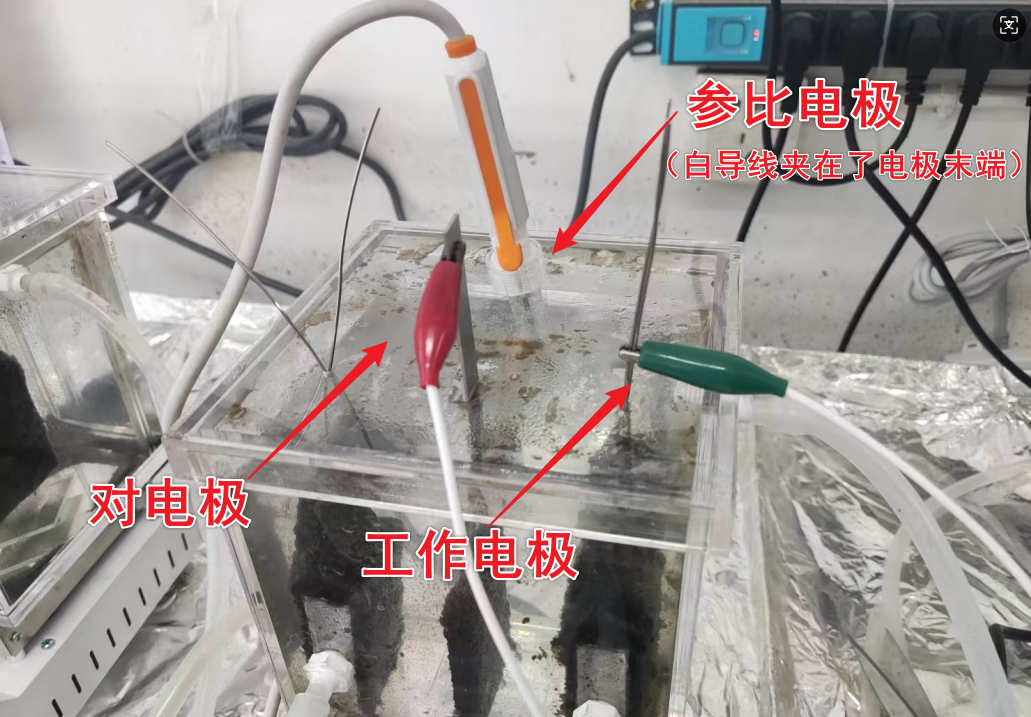 电化学工作站接线